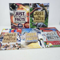 Just the Facts Books TickTock 2010 Inventions People Atlas Solar System Lot of 5