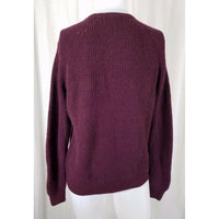 Penguin by Munsingwear Knit Sweater Pullover Crewneck Mens L Maroon Waffle Check