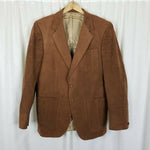 Vintage LeBaron California Clothes Blazer Skinner Ultra Suede Jacket Mens 42R