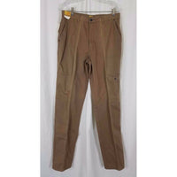 Vintage 80s Radar Allen Khaki Cargo Pants Jeans Mens 34 x 34 Brown Tan Bradlees