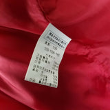 Escalier 100 Jeweled Zip Up Jacket Santana Knit Sweater Jacket Womens L Red Tan