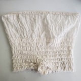 Vintage White Lace Ruffled Square Dance Tap Bloomers Pettipants Panty Womens XL