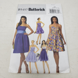 BUTTERICK Sewing Pattern B5457 Women Sz 6-8-10-12 Formal Fit & Flare Twirl Dress