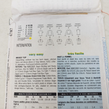 Vintage Butterick 4787 Pattern Stretch Knit Classics Tops 5 Styles Sizes L XL