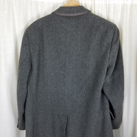 Vintage Hart Schaffner & Marx Pure Virgin Wool Peacoat Coat Mens L USA 80s 90s