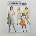 Butterick Sewing Pattern Ruffle Twirl Skirt B4798 Womens 14 16 18 20 New UNCUT