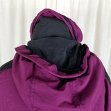 Vintage LL Bean Hooded Winter Snow Parka Jacket Womens S Thinsulate Raspberry