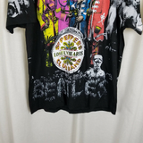 Vintage Winterland The Beatles All Over Print Double Sided TShirt Mens XL 90s