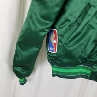 Milwaukee Bucks Vintage Starter Green Satin Bomber Jacket Mens M NBA 80s 90s USA