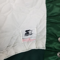 Milwaukee Bucks Vintage Starter Green Satin Bomber Jacket Mens M NBA 80s 90s USA