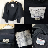 Vintage Creighton Insulated Windbreaker Jacket Mens 38R Epaulets Zip Out Liner