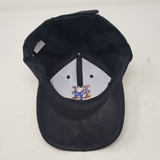 Vintage New York Mets NY Strapback Hat Cap Mens OS Rare Colorway 90s Black Blue