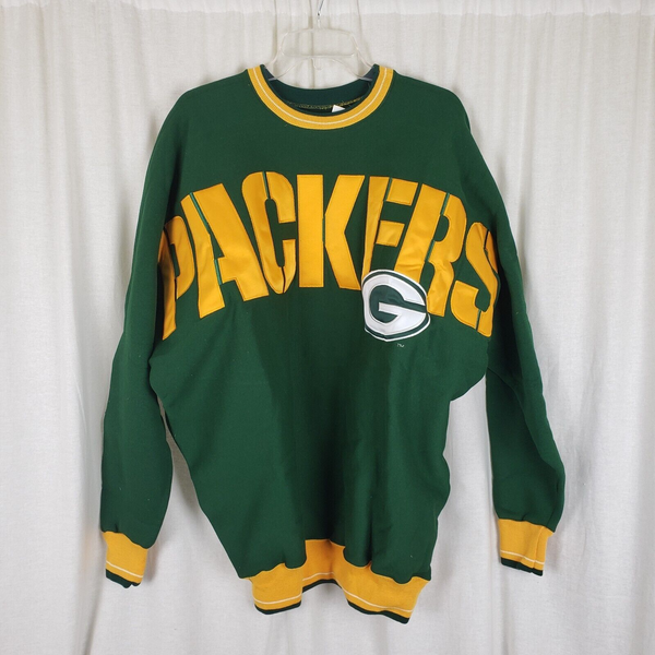 Vintage Legends NFL Green Bay Packers 90s Spellout Sweatshirt Mens XL USA NOS