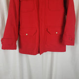 Vintage Woolrich Mackinaw Wool Cruiser Field Hunting Jacket Barn Coat Mens 42