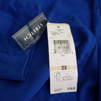 Jones New York Signature Fresh Blue Chambray Trucker Style Jacket Womens 2X Plus
