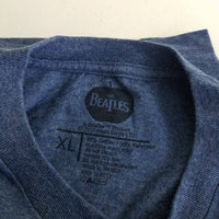 The Beatles 2012 Apple Corps TShirt Mens size XL Spellout Logo Blue 50/50