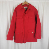 Vintage Woolrich Mackinaw Wool Cruiser Field Hunting Jacket Barn Coat Mens 42