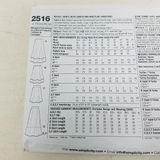 Simplicity Sewing Easy Pattern Ruffled Skirt 2516 Womens 8 10 12 14 16 New UNCUT