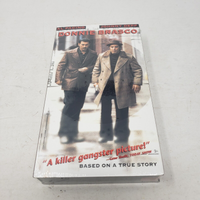 VHS Donny Brasco Video 1997 New Al Pacino Johnny Depp Gangster