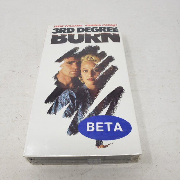3rd Degree Burn BETAMAX Beta NOT VHS Tape Movie New Factory Sealed 1989