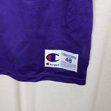 Vintage Milwaukee Bucks Vin Baker #42 Champion NBA Basketball Jersey Shorts L 48